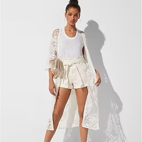 Express Pants - Express Extreme High Rise Shortie